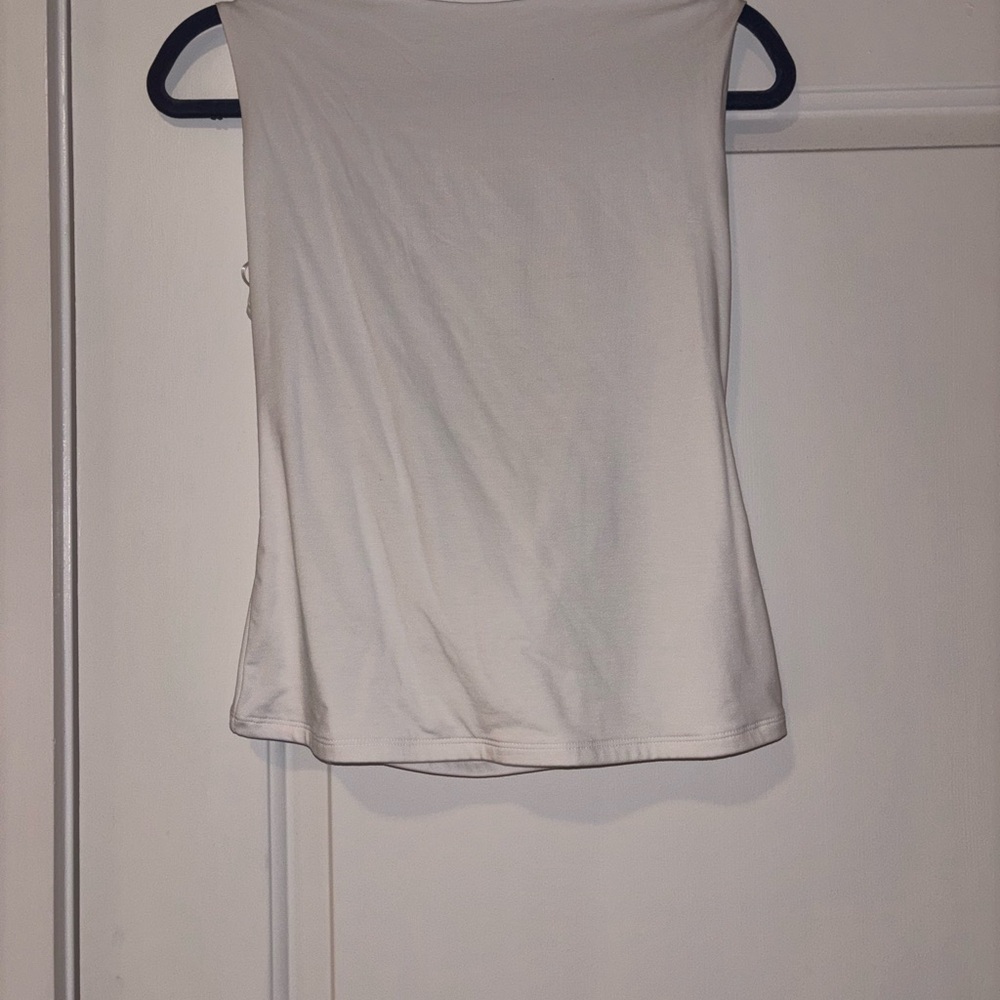 Abercrombie Cowl-back Tank with Gold Hardware